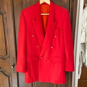 VINTAGE RED BLAZER